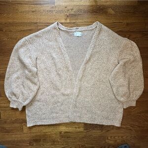 Asos Curve Open Front Baloon Sleeve Cardigan - Size 18